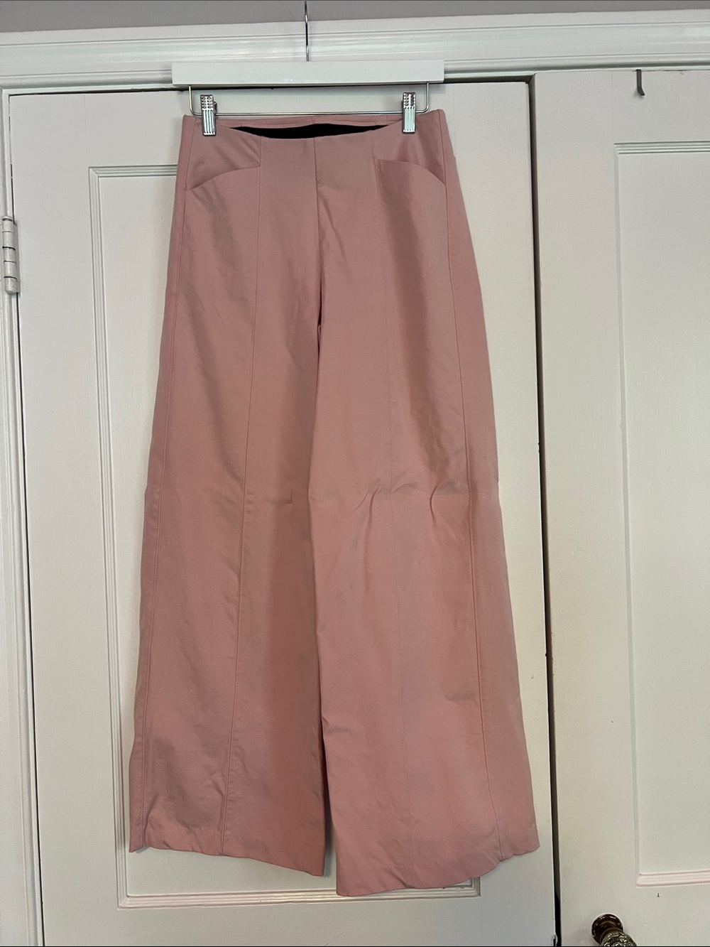 Old Navy High-Rise Wide Leg Pants in Light Pink